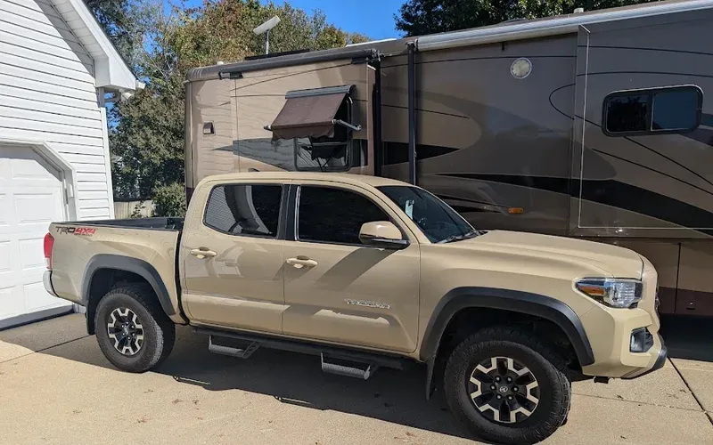 Tyler's Toyota after professional tint installation