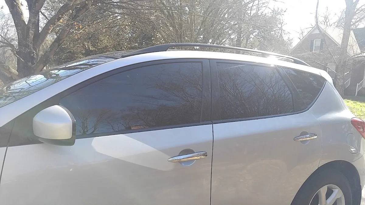 Daniel Bess's vehicle after tint installation