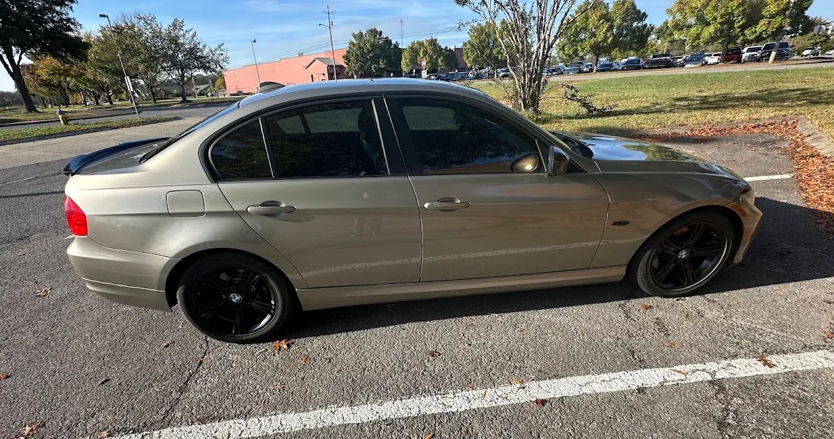 Justin's vehicle after tint installation