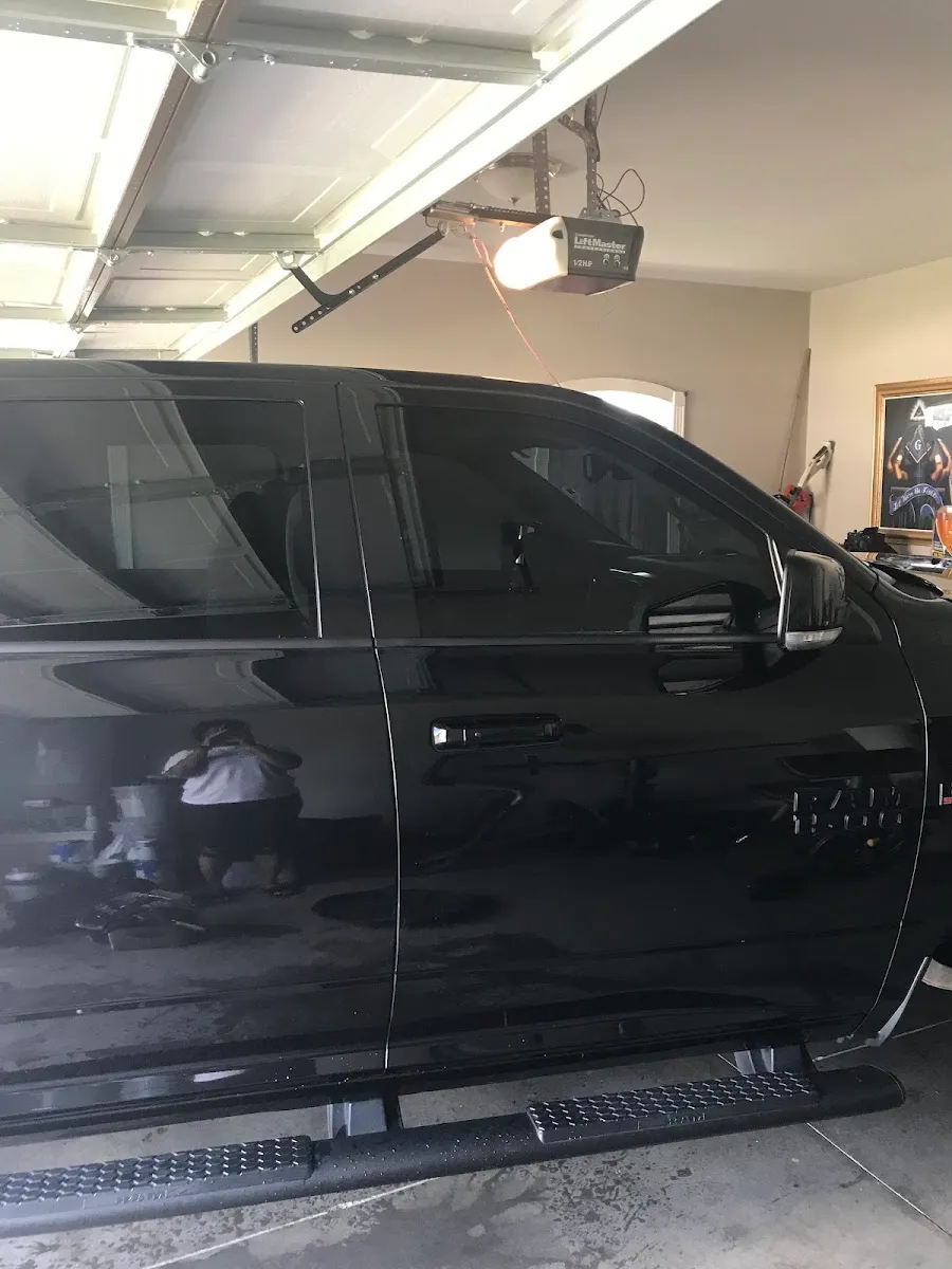 Reshonda Goins's vehicle after tint installation