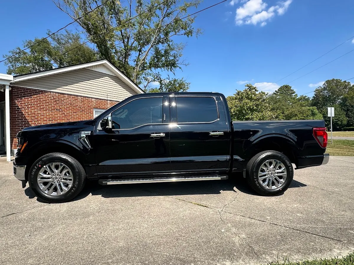 Scott Hammers's F-150 after tint installation